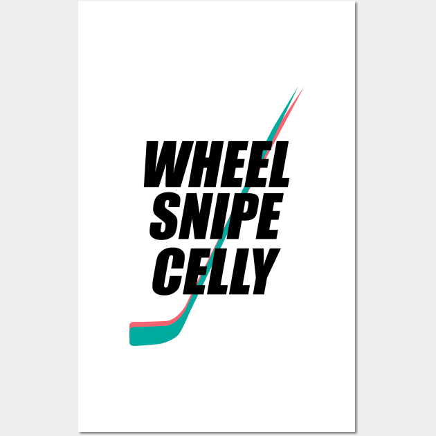 Letterkenny Merch Letter Kenny Wheel Snipe Celly Wall Art by Nicolashca